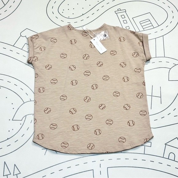 Rylee + Cru Henley Shirt Dress in Baseball - Picture 6 of 6